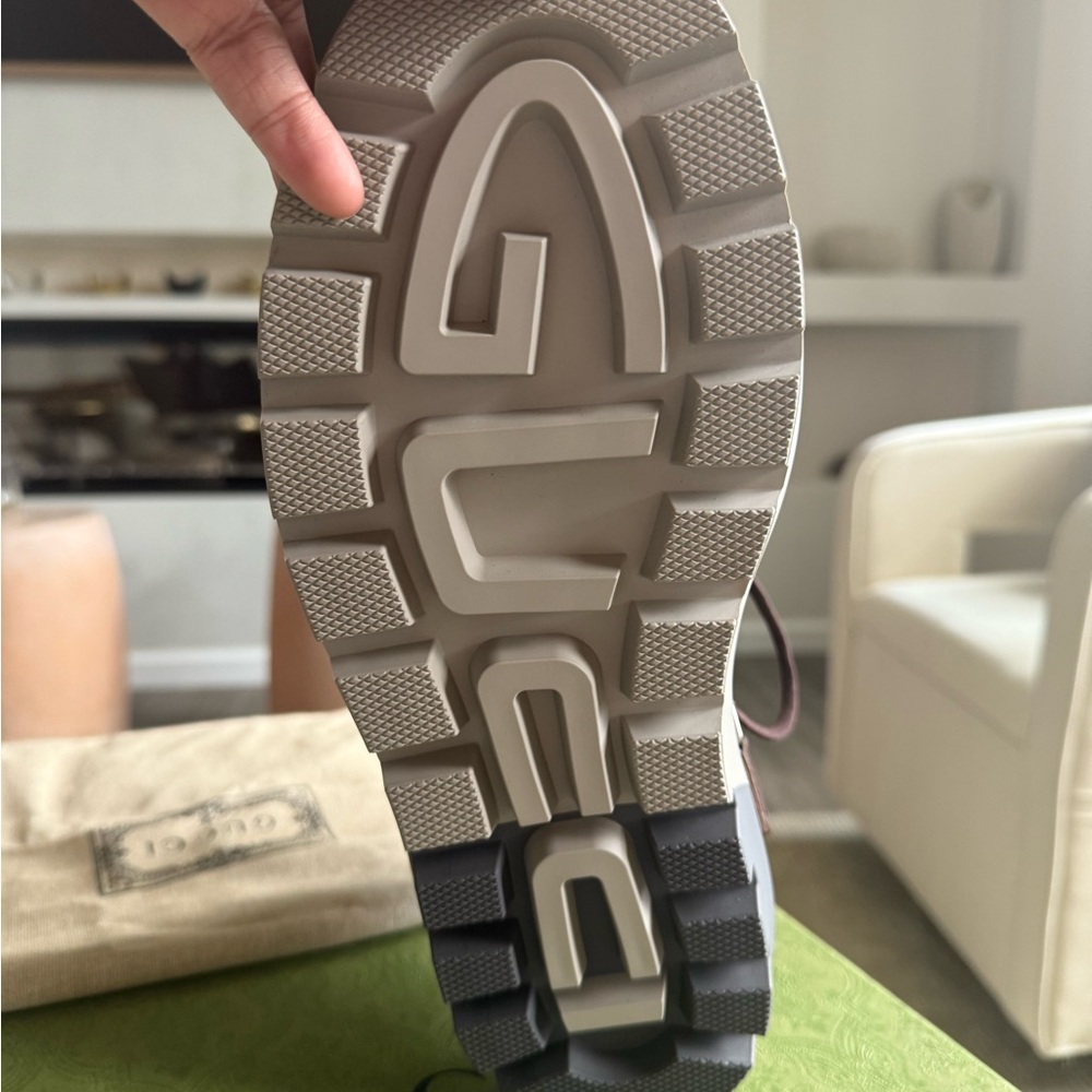 Gucci Dark Brown Leather Ankle Boots - Picture 4 of 6